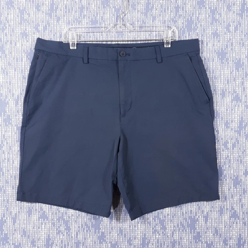 Vineyard Vines On The Go Shorts Mens Size 38 x 9 Performance Chino Blue